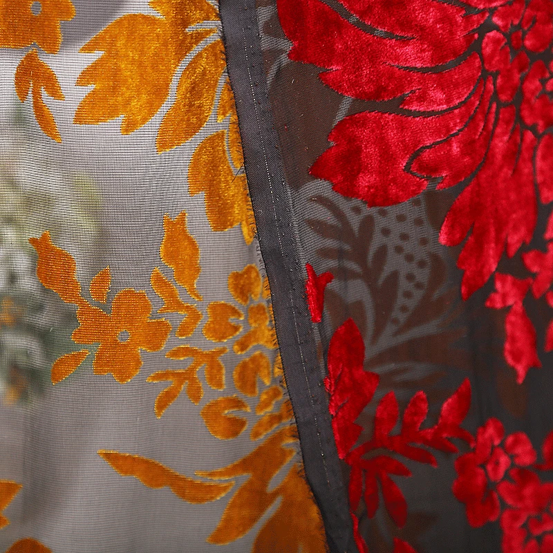 3/5/10 м бархатная простая ткань для женского платья с выгоранием | Ткани