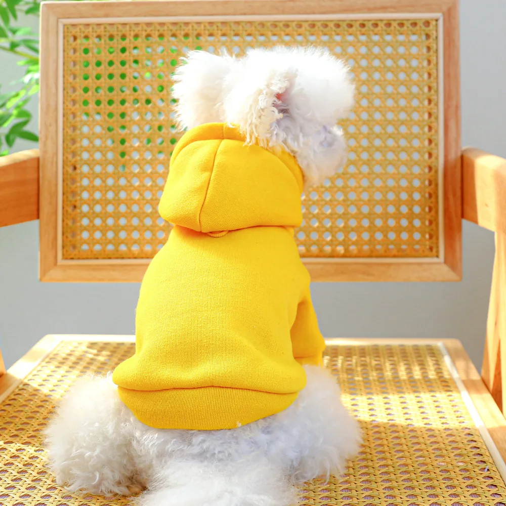 

Small Dog Sweater Autumn Winter Cat Warm Desinger Hoodie Pet Fashion Clothes Puppy Soft Pullover Yorkshire Pomeranian Chihuahua