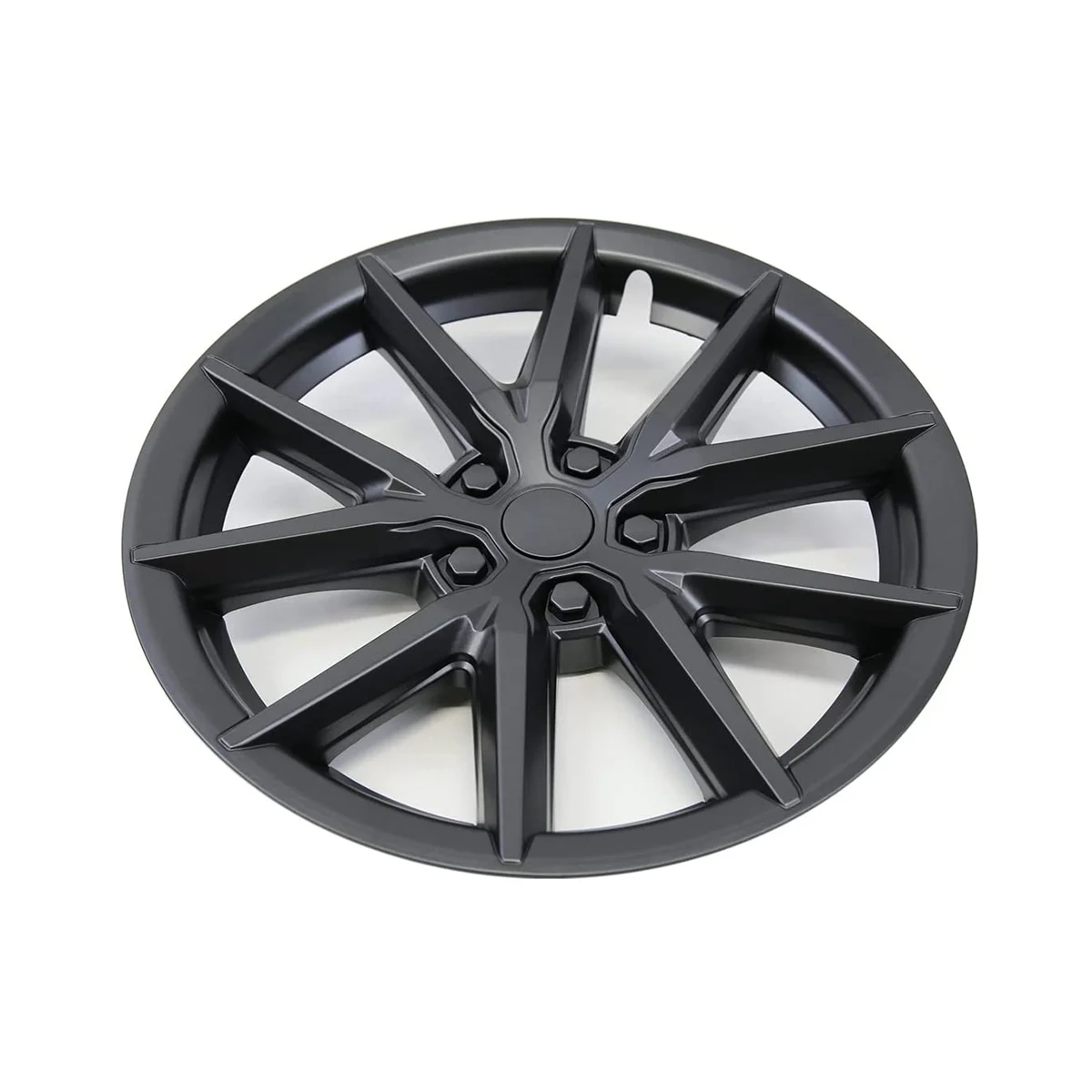 

For Tesla Model 3 Wheel Cover Thunder Style Wheel 18 Inch Hub Cap Trim Car Accessories - Matte Black