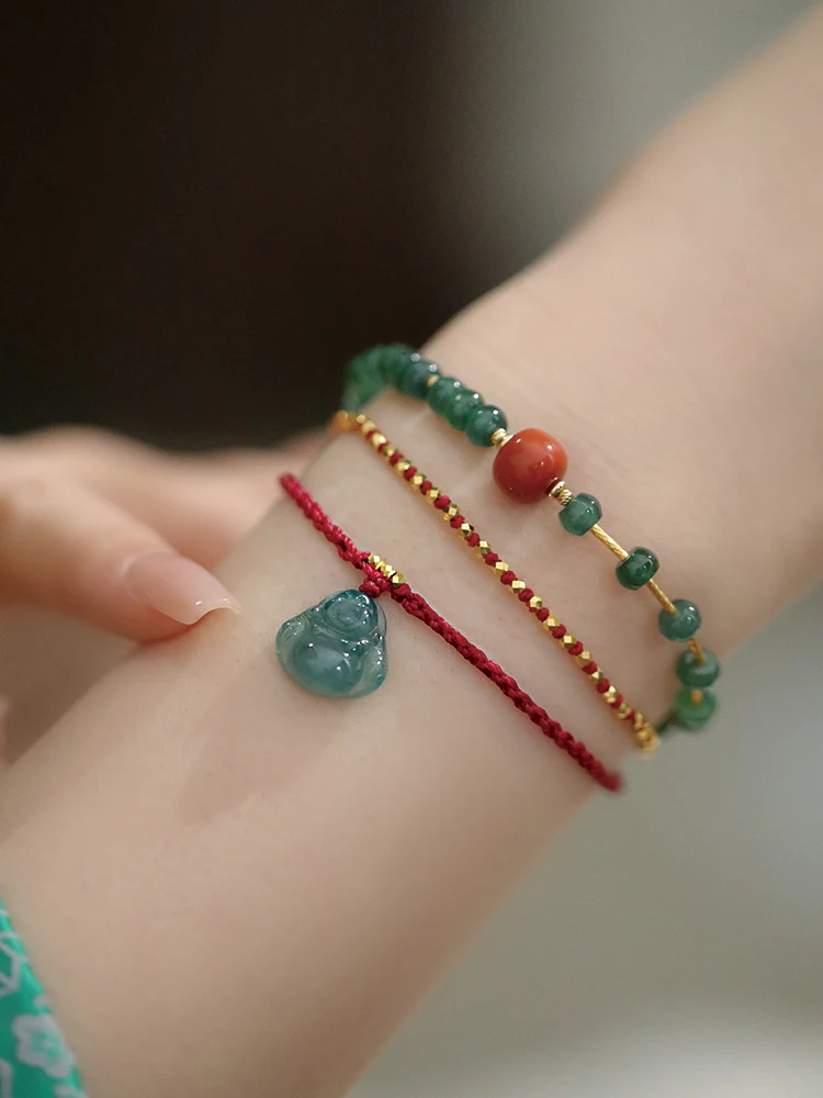 Sumojewel &quotBuddha Dingyuan&quot новый китайский Sle красный тканый браслет Будды год судьбы