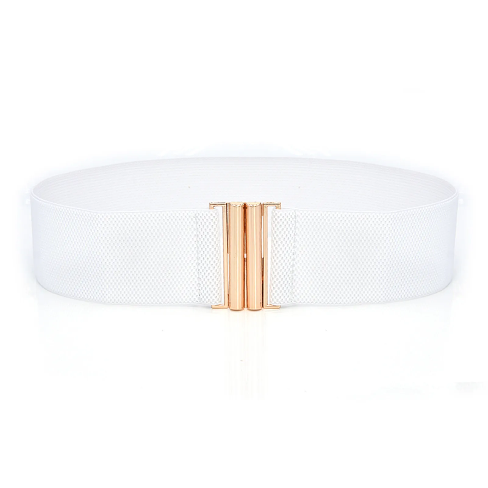 

Belt Small Women Elastic Waist Belt Metal Buckle Waistband Solid Color Wide Corset Belt Belt Small Dark Brown Leather Belt