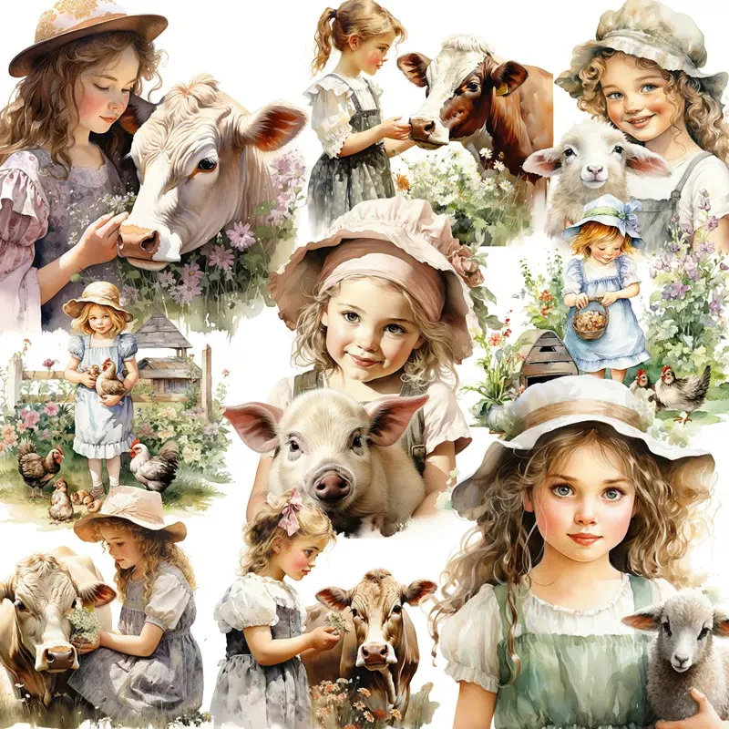 20 шт. винтажных наклеек Panalisacraft набор для сбора высечек скрапбукинга