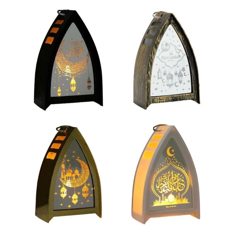 

2023 Eid Mubarak Lanterns LED Wind Lights Ramadan Decorations Islamic Muslims Party Decors Kid Gifts Al-Adha Ornaments