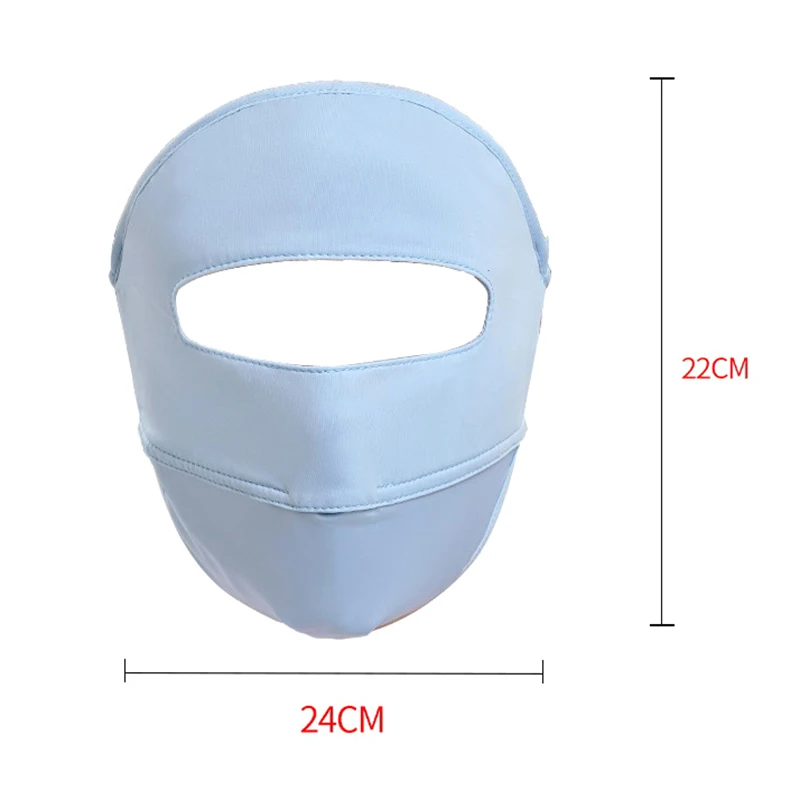 Женская маска для лица из ледяного шелка дышащая вождения езды пешего туризма