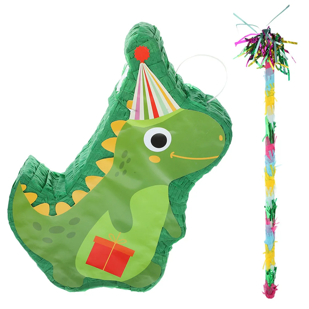 

Fringe Birthday Pinata Hanging Decor Filling Candy Game New Year Paper Party Dinosaur Decoration Bride