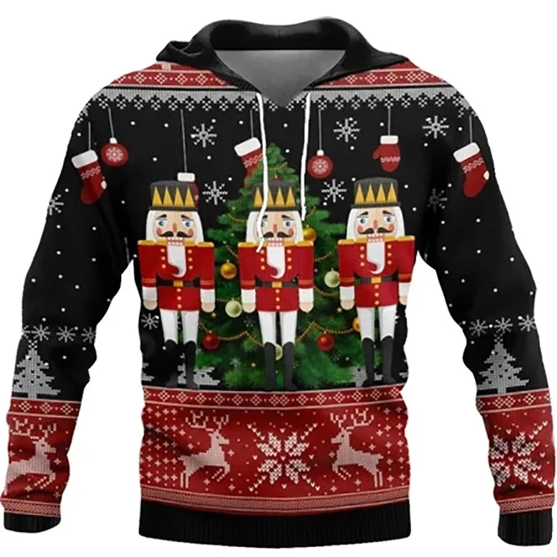 

Spring and Autumn 2022 3D Printing Fashion Casual Men's Round Neck Long Sleeve Hoodie Casual Top