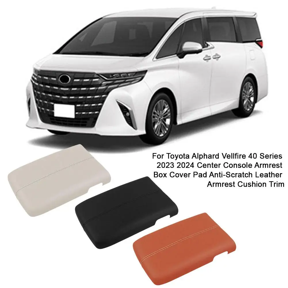 Для Alphard Vellfire 40 серия 2023 2024 центральный кожаный защитный подлокотник с защитой от