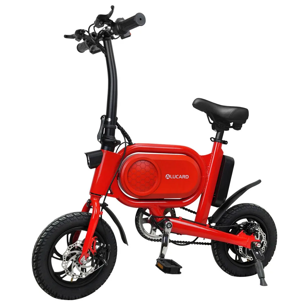 

Electric Bike Folding Bicycle12 Inches Mini Wear Resisting Outdoors Aluminium Alloy Adult Student