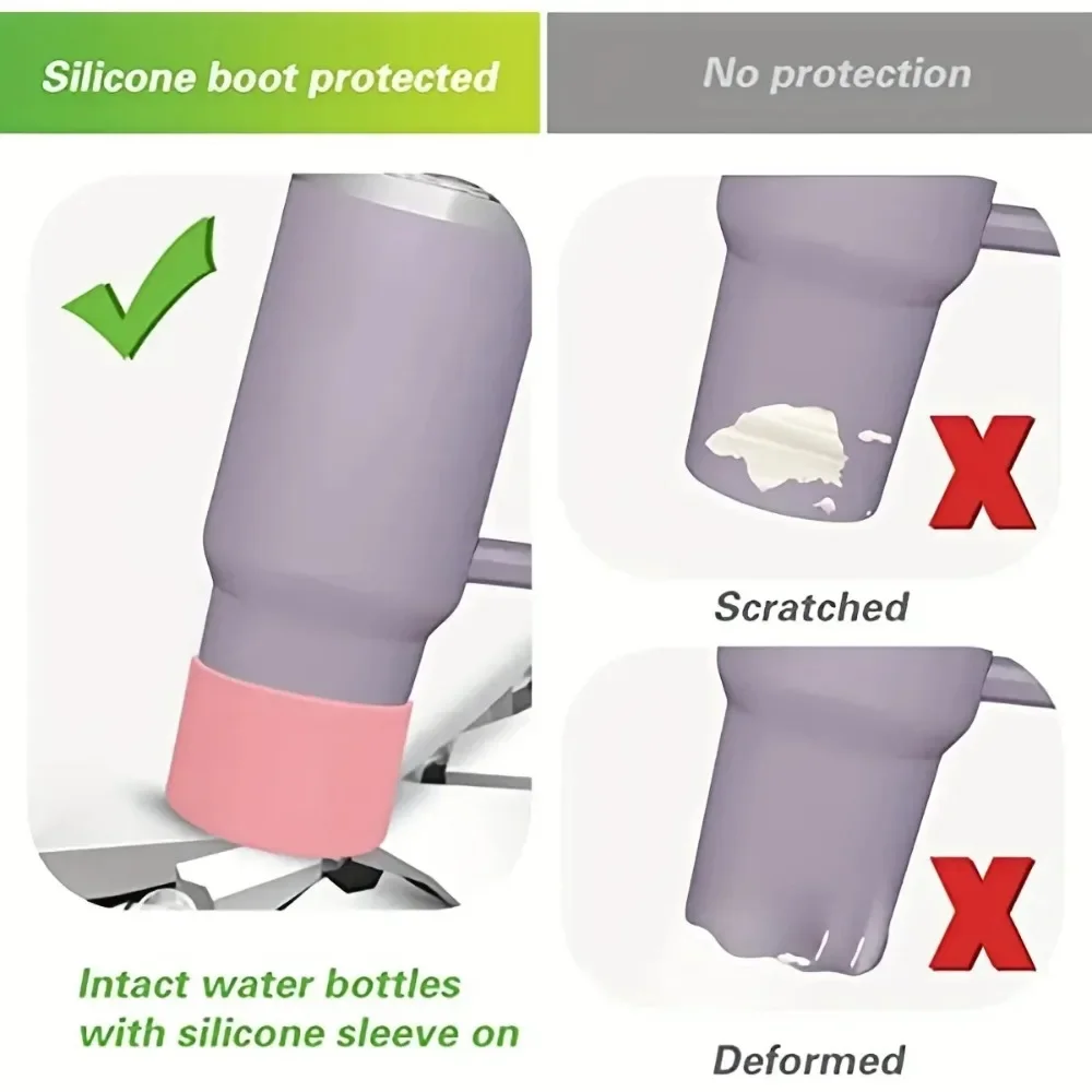 Силиконовые аксессуары для бутылки с водой Stanley 12-40 унций нескользящий чехол