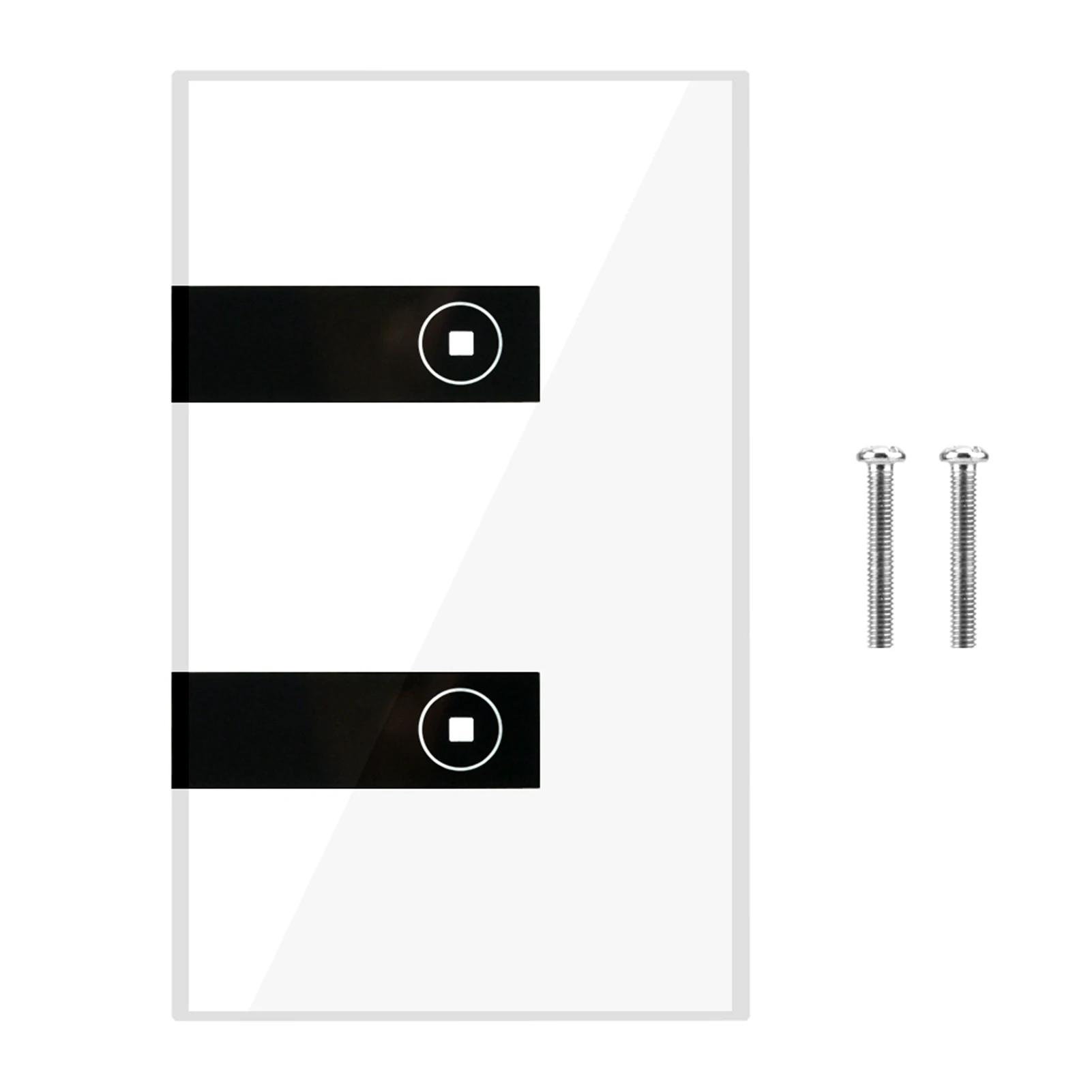 

US WIFI Wireless Smart Switch Panel Touch LED Wall Light Switch Remote APP Control (2 Gang) Light Light Light