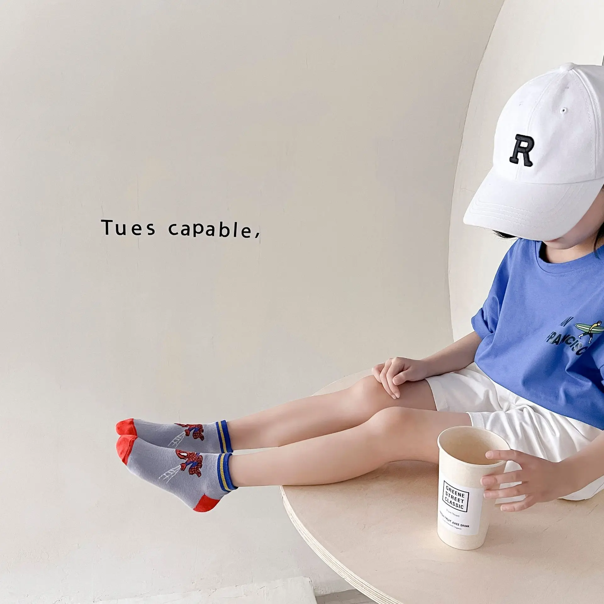 Носки детские хлопковые с рисунком Человека-паука на возраст 1-12 лет 5 пар