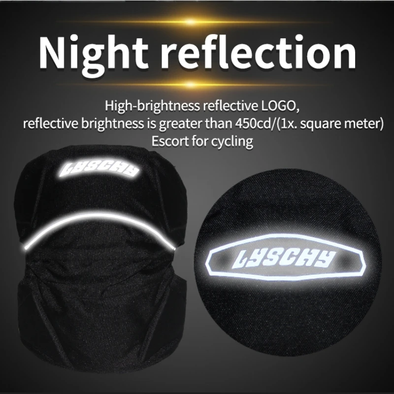 Удобные мужские наколенники LYSCHY для мотоцикла флуоресцентная зеленая