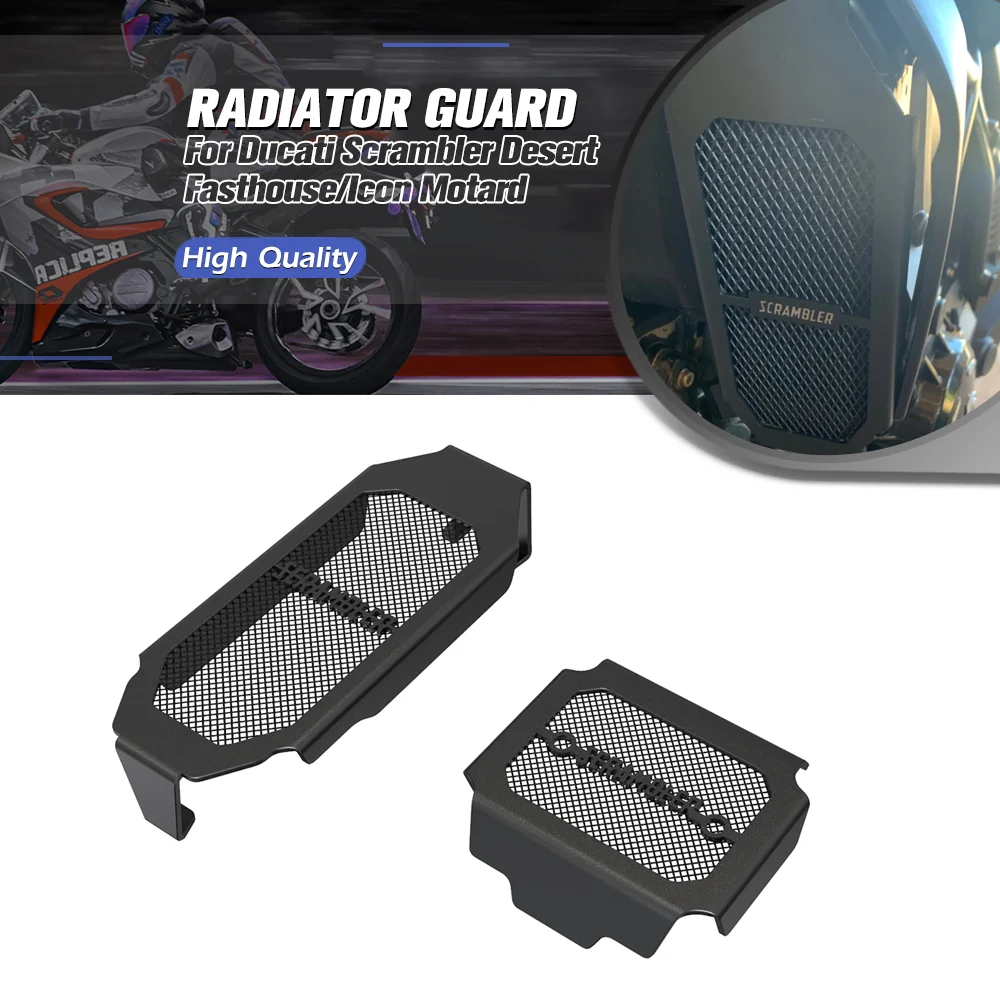 Для Ducati Scrambler Desert Sled Fasthouse/Icon Dark/Classic/Urban Motard/Enduro новая защита масляного радиатора и