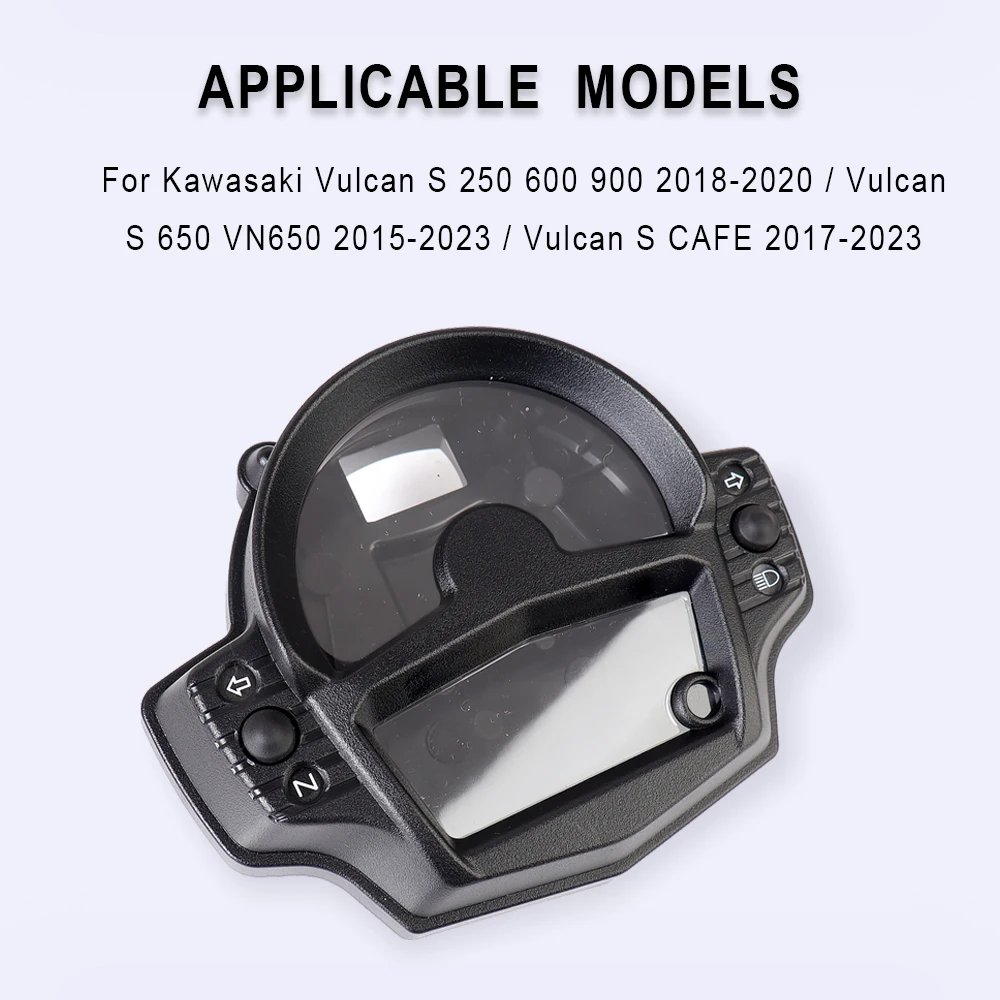 Фото Корпус приборной панели для мотоциклов Kawasaki Vulcan S 900 650 600 250 CAFE VN650 2015-2023, защитный кожух приборной панели, аксессуары №4