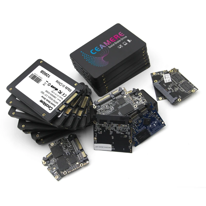 CeaMere Sata Ssd 2 шт. 120 ГБ 5 SSD 128 240 256 Гб жесткий диск 480гб 512гб HDD внутренний с бесплатным