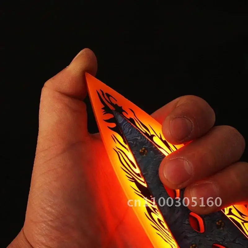 Apex Legends 30 см Wraith Heirloom Weapon Kunai Model Charge Samurai Game Glow Swords Katana Periphery Acrylica Косплей Игрушка