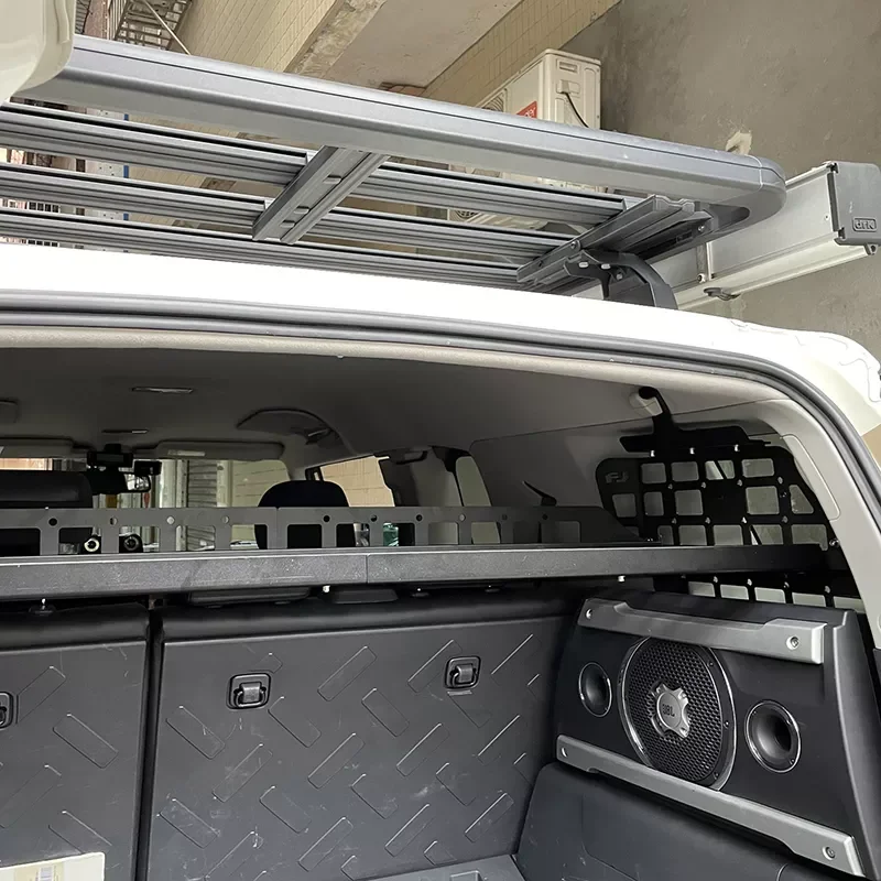 

NEW2023 For Toyota FJ Cruiser 2006-2022 Rear Boot Trunk Window Middle Cargo Rack Shelf Storage Carrier Hanging Board Molle Panel