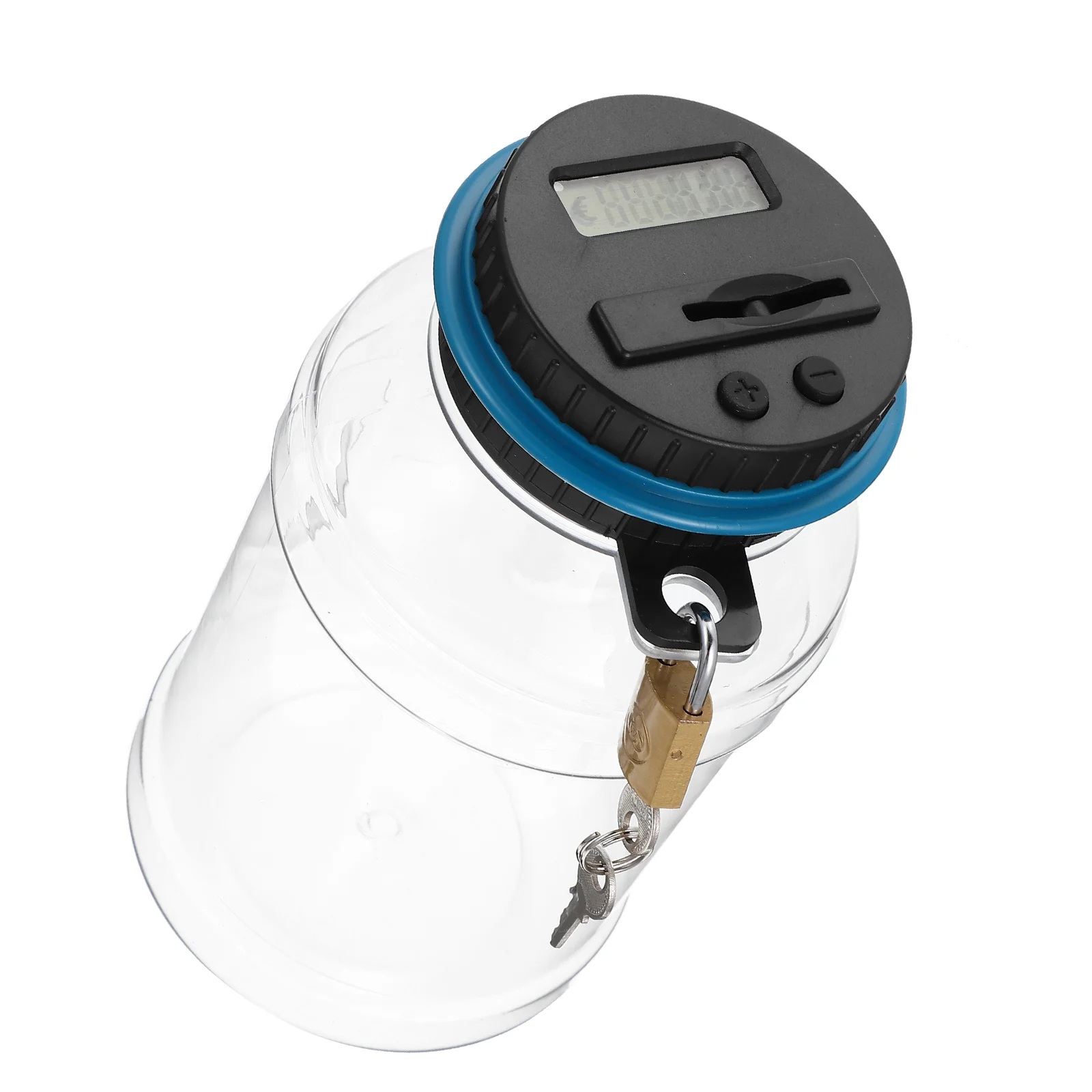 Счетная копилка горшок для экономии с замком цифровой дисплей в форме ведра