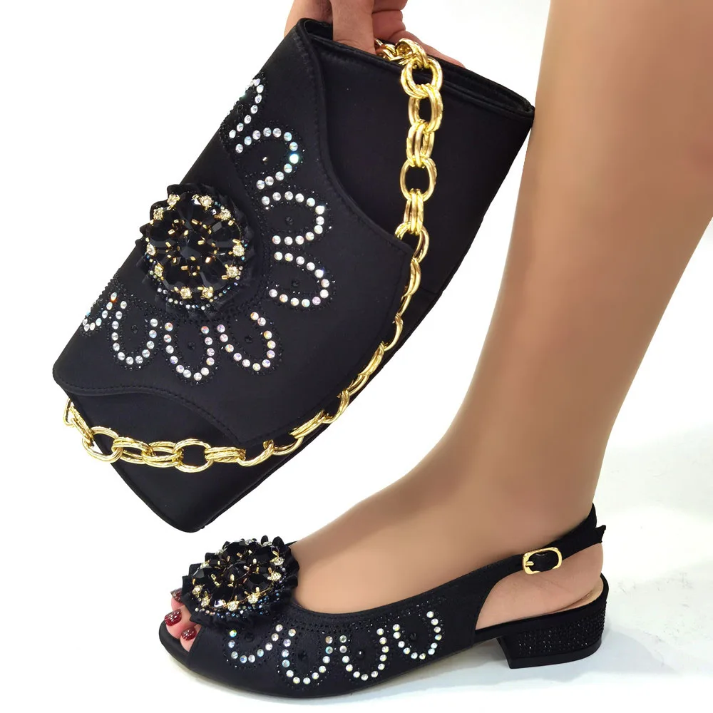 Doershow хорошая цена итальянская искусственная кожа Свадебный комплект обуви и