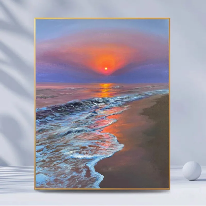 

149482 diy digital oil painting oil painting acrylic flower painting explosion hand-filled landscape painting