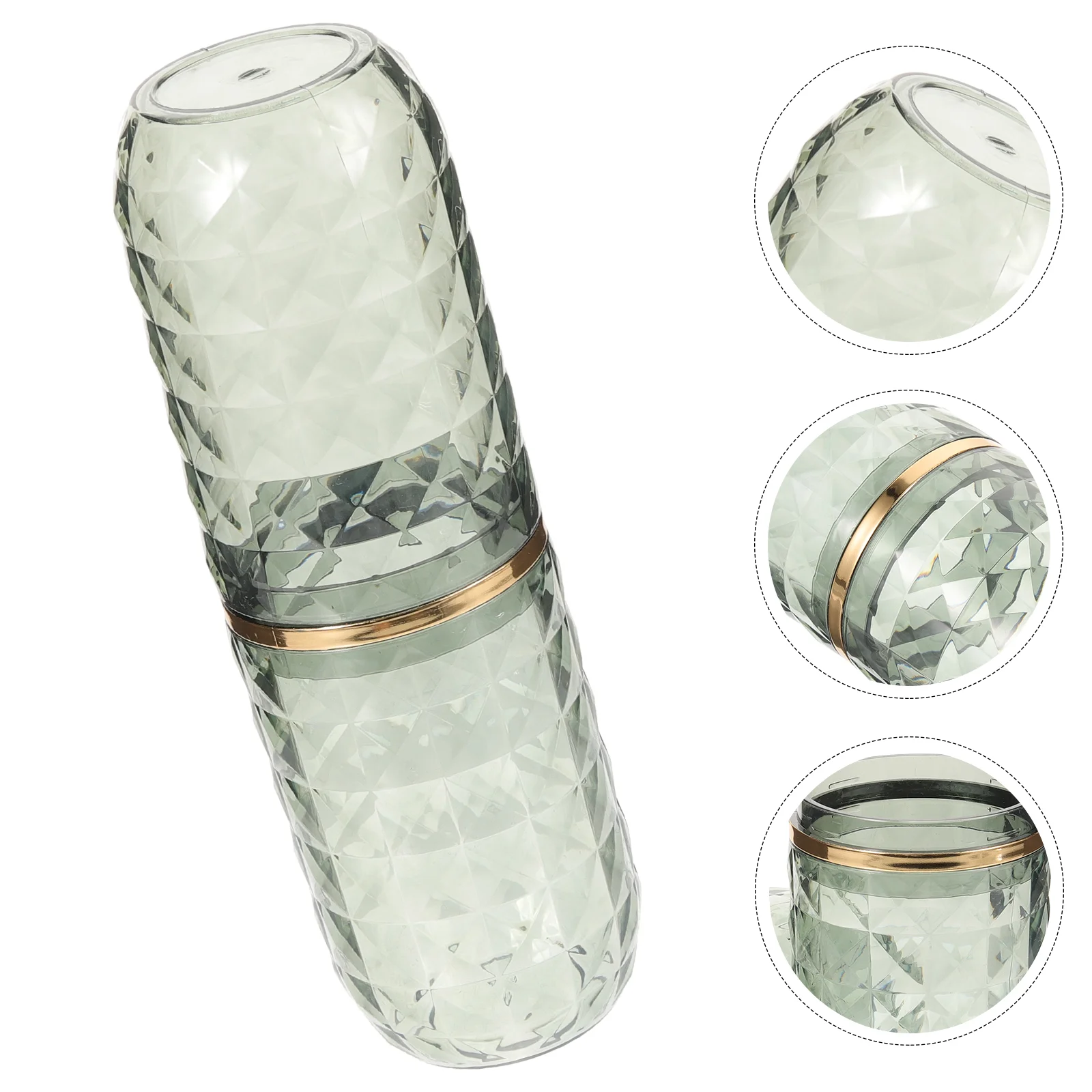 

Travel Case Plastic Holder Holders Cup Electric Traveling Toothpaste Containers