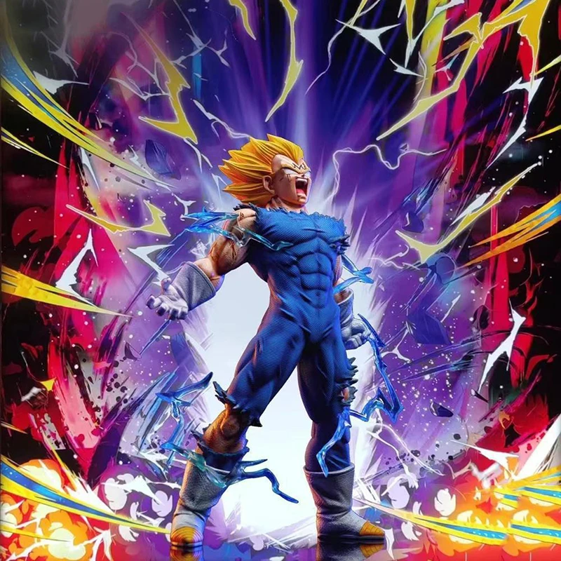 

Dragon Ball Z Majin Vegeta Action Figure Toys Figuras Anime 27cm Manga Figurine PVC Model Collection Statue Gift For Children