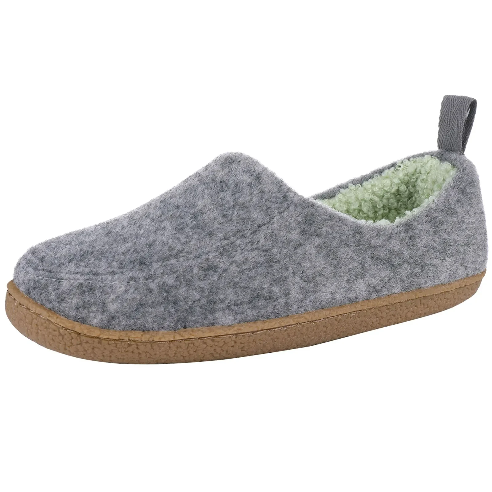 Женские хлопковые тапочки Crestar мягкая зимняя теплая пушистая подошва