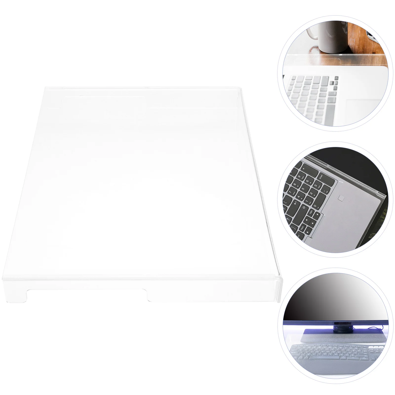 Laptop Protective Sleeve Keyboard Dust Cover Transparent Protector Case Versatile Shield Acrylic