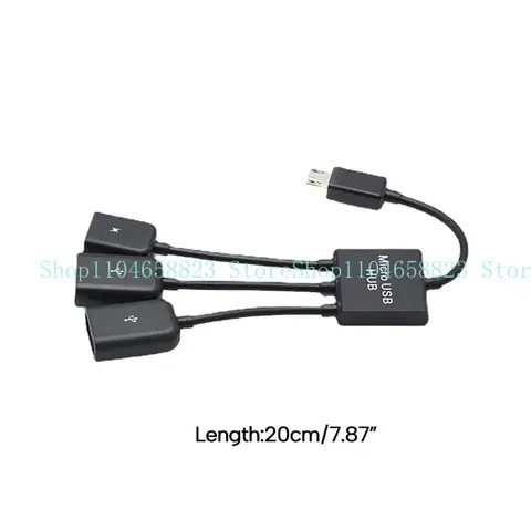 USB 2.0 концентратор Micro-USB 3 порта