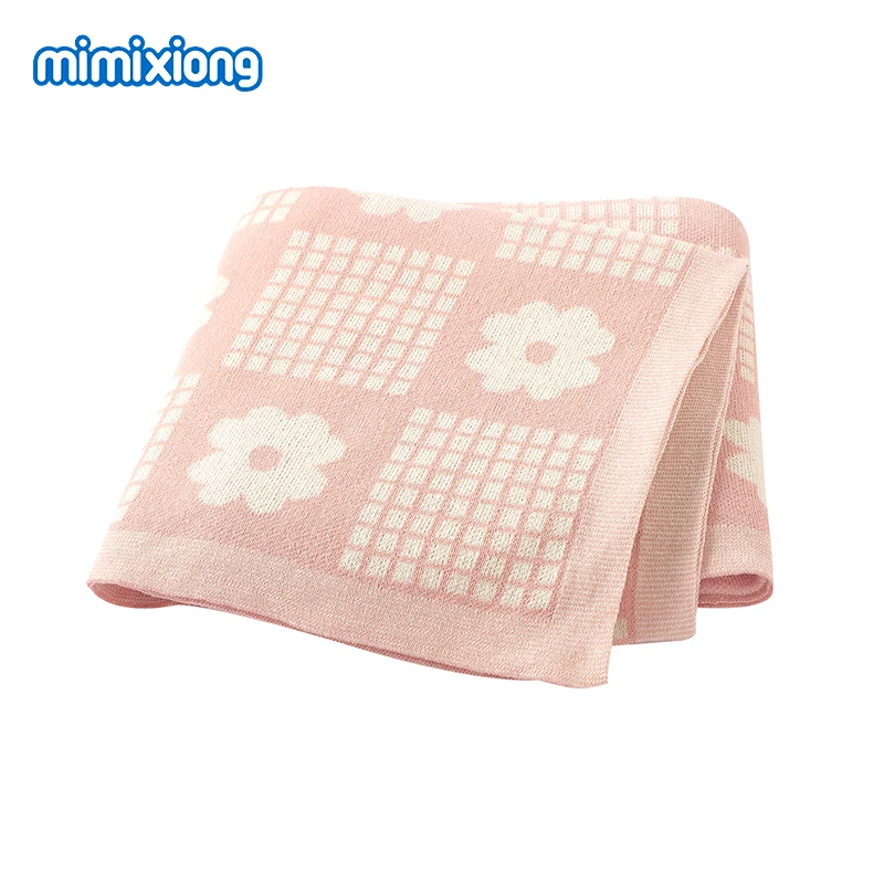 

Baby Blankets Newborn Soft Stroller Basket Bedding Sleep Cover Stuff 90*70cm Knitted Infant Kids Boys Girls Cradle Quilts Sheets