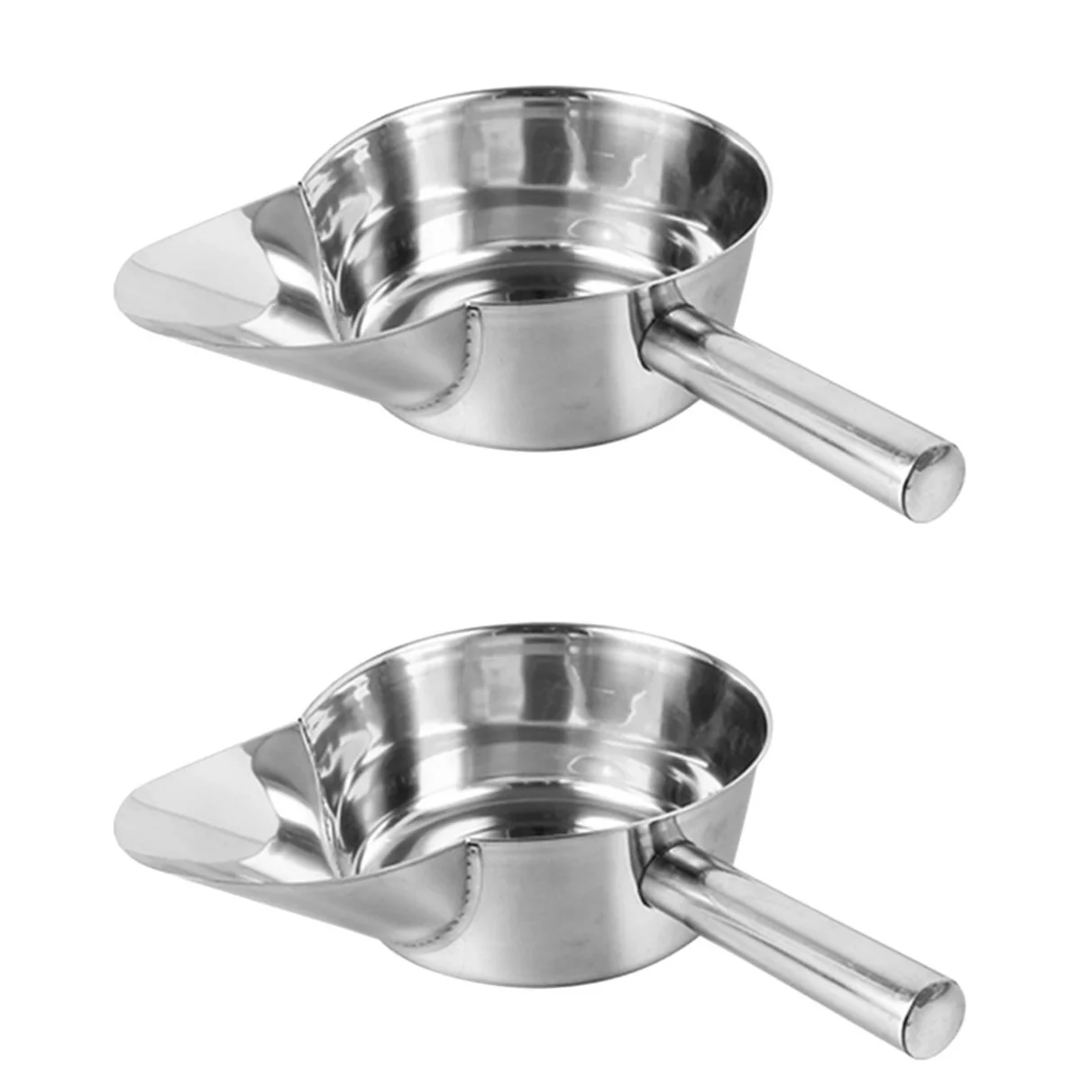 

2x Practical Packaging Stainless Steel Scoop Popcorns Scoop Stainless Steel Scoop Metal