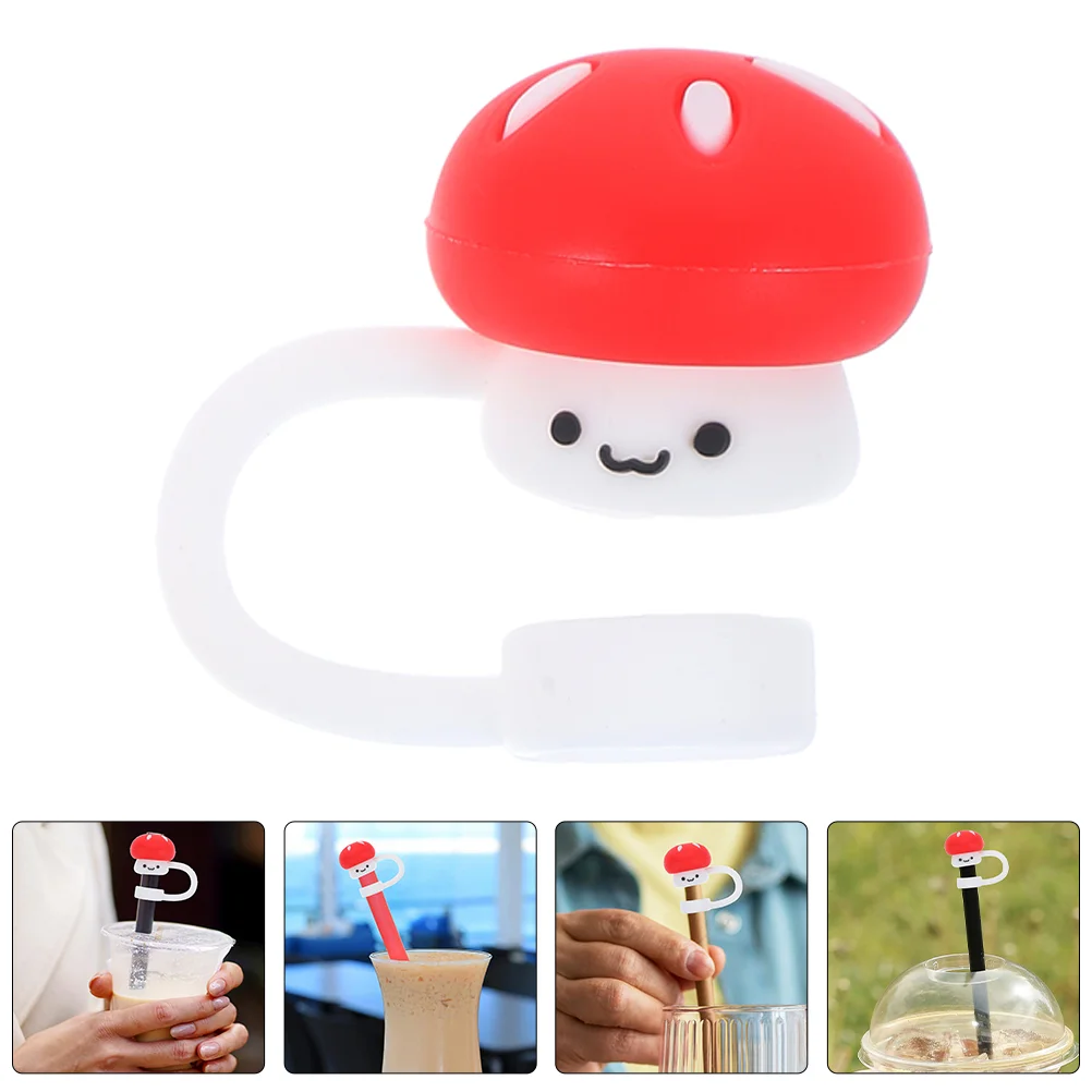 4 шт. маленькая соломенная пробка в виде гриба аксессуары для стаканов крышки