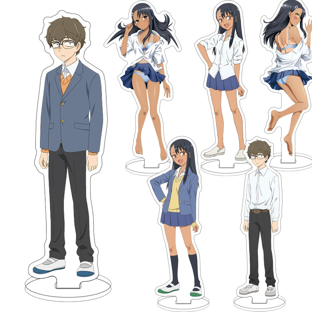 Ijiranaide Nagatoro San акриловая подставка Nagatoro Hayase Yoshi Maki Gamou аниме брелок Kawaii Настольный Дисплей Украшение Аксессуары