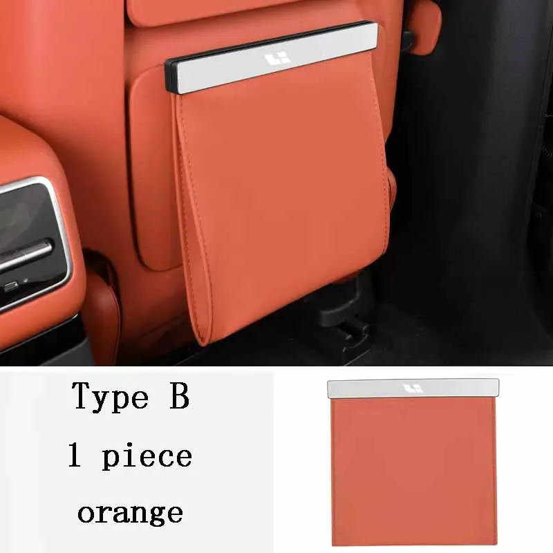 

Для Li Lixiang L7 L8 L9 2022 2023 Автомобильный задний мешок для мусора внутренний подвесной чехол на спинку кресла аксессуары для хранения