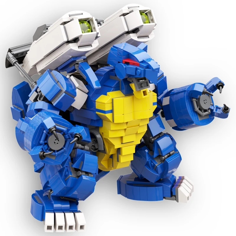

1415 шт., Детский конструктор MOC Pokemon