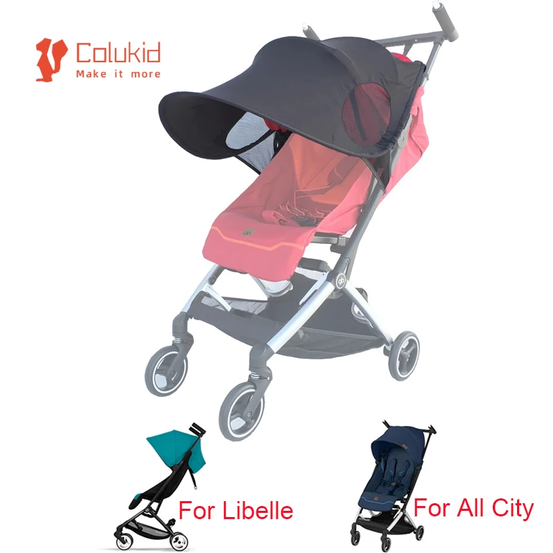 1:1 Tailor-made Baby Stroller Accessories Sun shade Sun Visor Extend Canopy Cover for Cybex Libelle and gb POCKIT+ All City