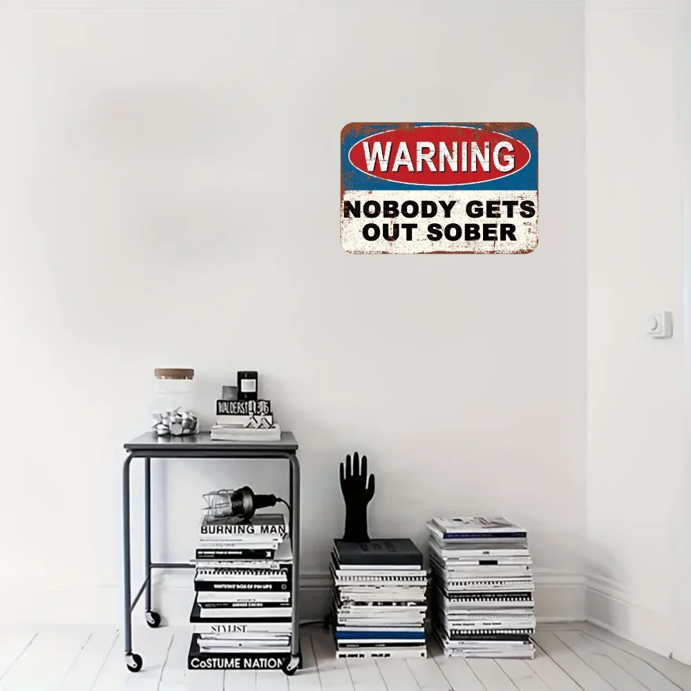 1 шт. забавная винтажная металлическая вывеска для домашнего бара декора кухни