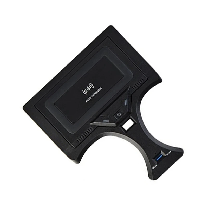 Автомобильное беспроводное зарядное устройство QI 15 Вт быстрое для телефона