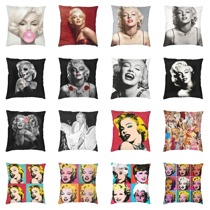

Warhol Golden Girls Pillow Case 40x40cm Bedroom Decoration Modern Cushion Decoration Salon Square Pillowcase