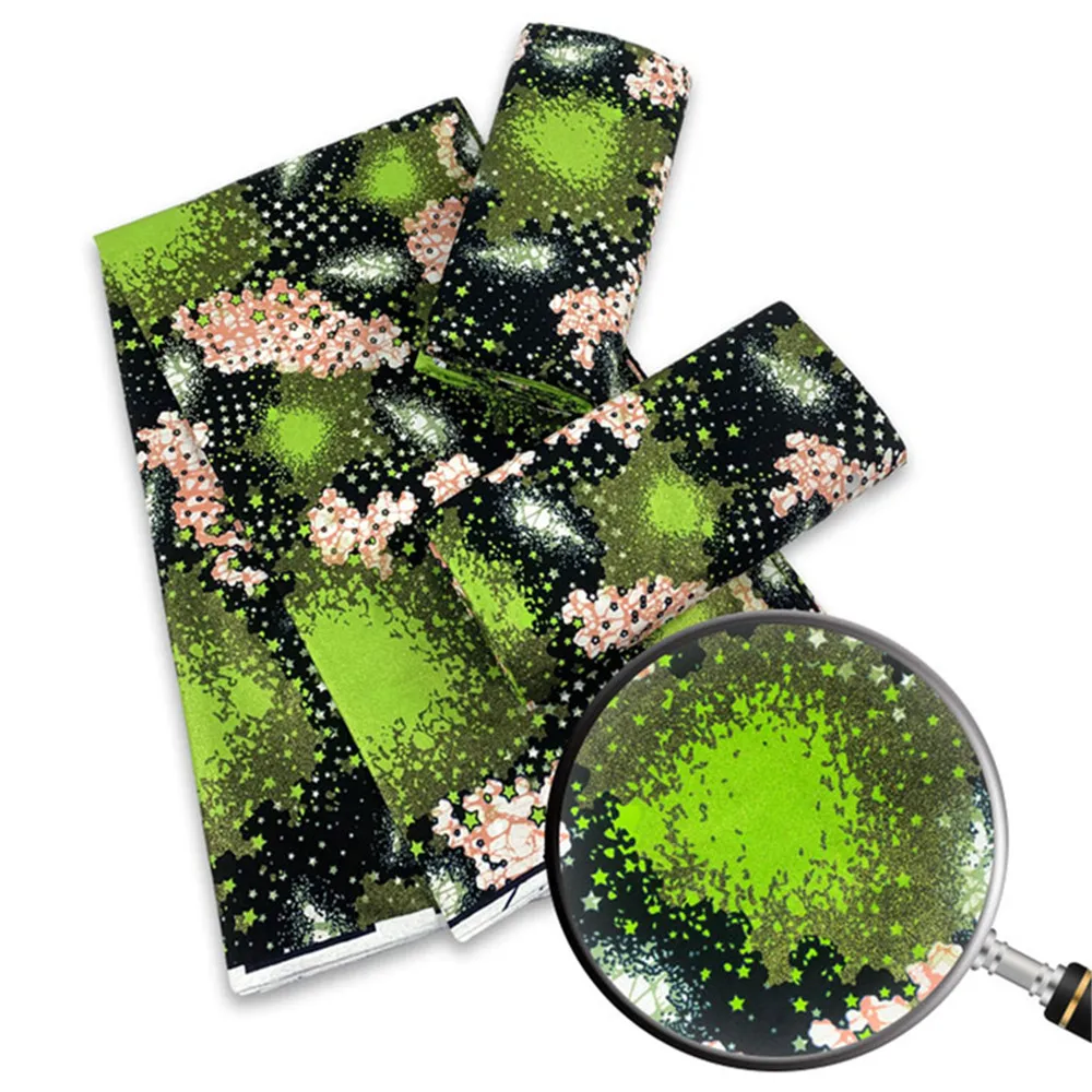 

Grand Super 100% Cotton African Wax Fabric High Quality Wax Print Ankara Fabric For Sewing 6yards Women Fabric VL-23