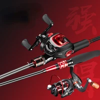 fishing rod with reel kits equipment carbon fiber ultra light telescopic fishing rod professional vara de pesca fish hook
