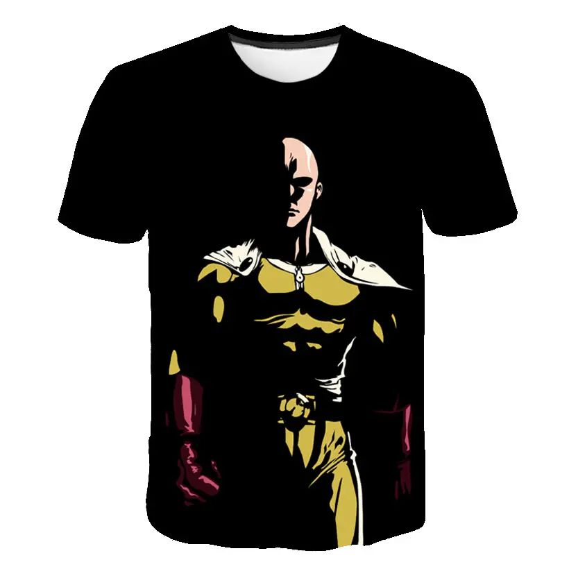 

Модная уличная одежда, лидер продаж 2022, футболка с аниме One Punch Man, популярная Летняя Повседневная футболка с 3d принтом и коротким рукавом, Топ