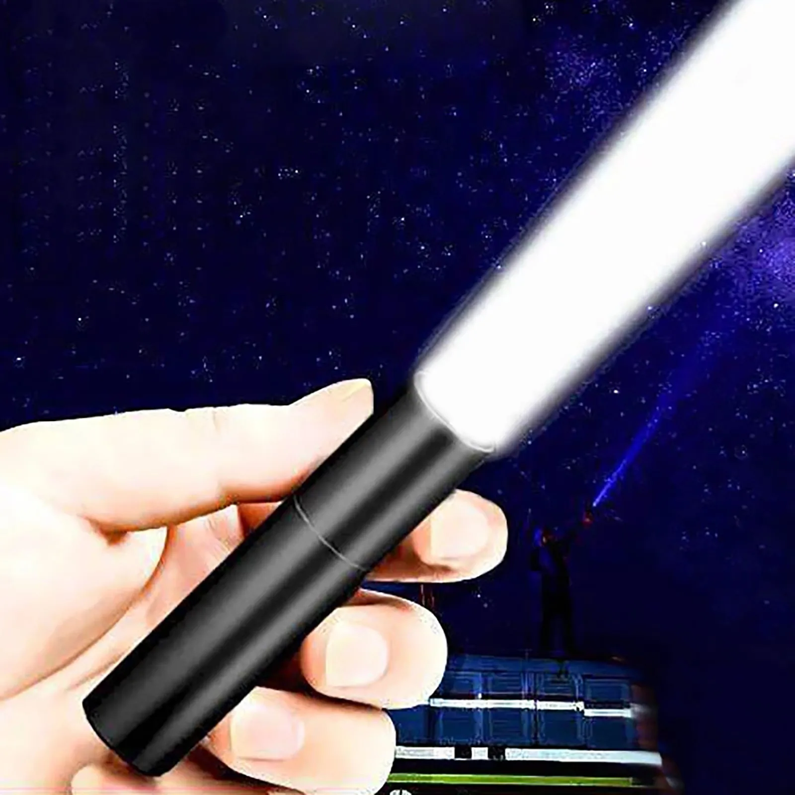 

Outdoor Led Rechargeable Zoom Mini Torch Flashlight Glare Torch Portable And Multifunctional Telescopic Zoom Torch