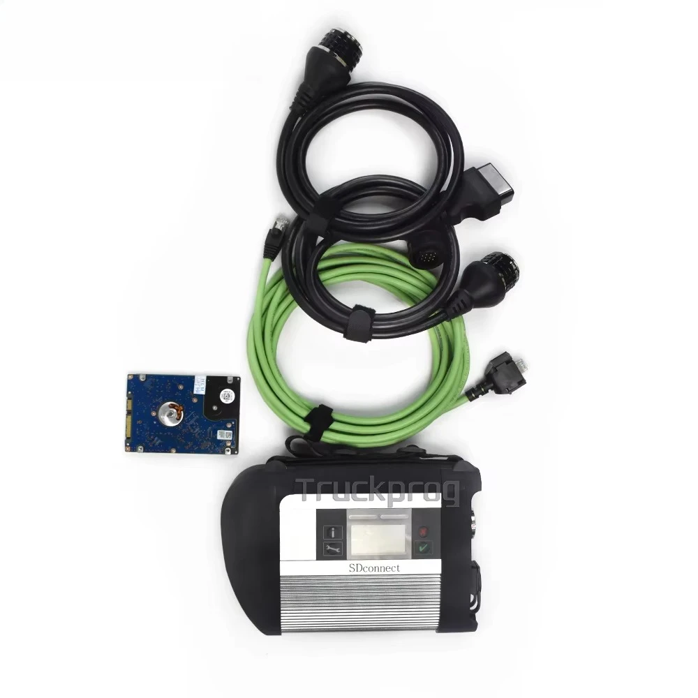 Фото Диагностический инструмент V2025 MB Star C4 SD Connect (мультиплексор) для грузовых и легковых автомобилей, совместимый с Star C4, C5, C6, M6 PRO+, Diop, Xentry, EPC, WIS №1