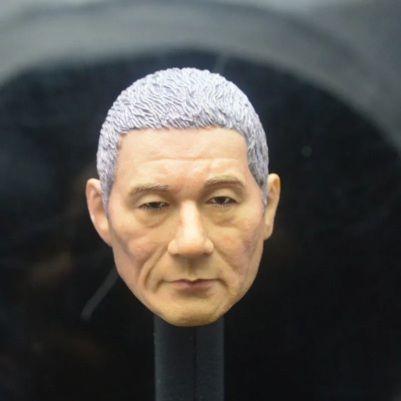 

1/6 масштаб Kitano Takeshi голова Лепка японский Nihon Kuroshakai голова резьба Модель игрушка для 12 дюймов экшн-Фигурки Коллекция