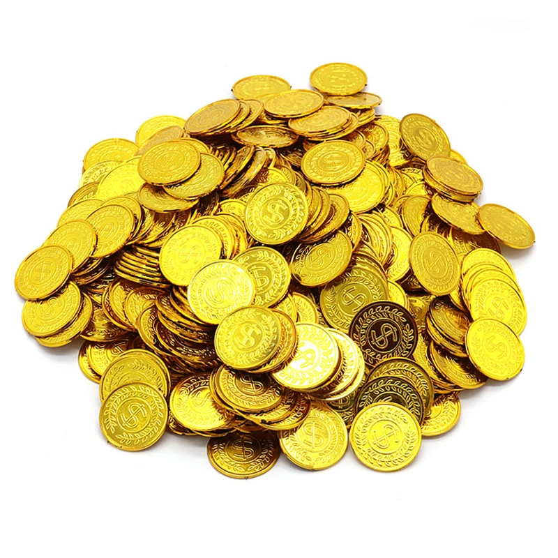 

Пластиковые пиратские монеты Muddy Puddles BHQQ-010