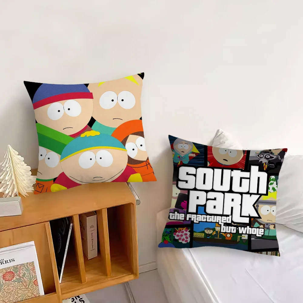 Наволочка с рисунком П-Парка для дивана спальни гостиной офиса прикроватная