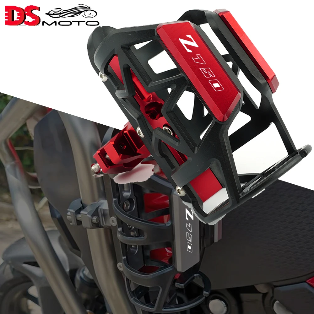 

2023 For Kawasaki Z750 Z 750 2007-2022 Motorcycle CNC Accessorie Drink Cup Holder Beverage Bracket Water Bottle Stand 19MM-32MM