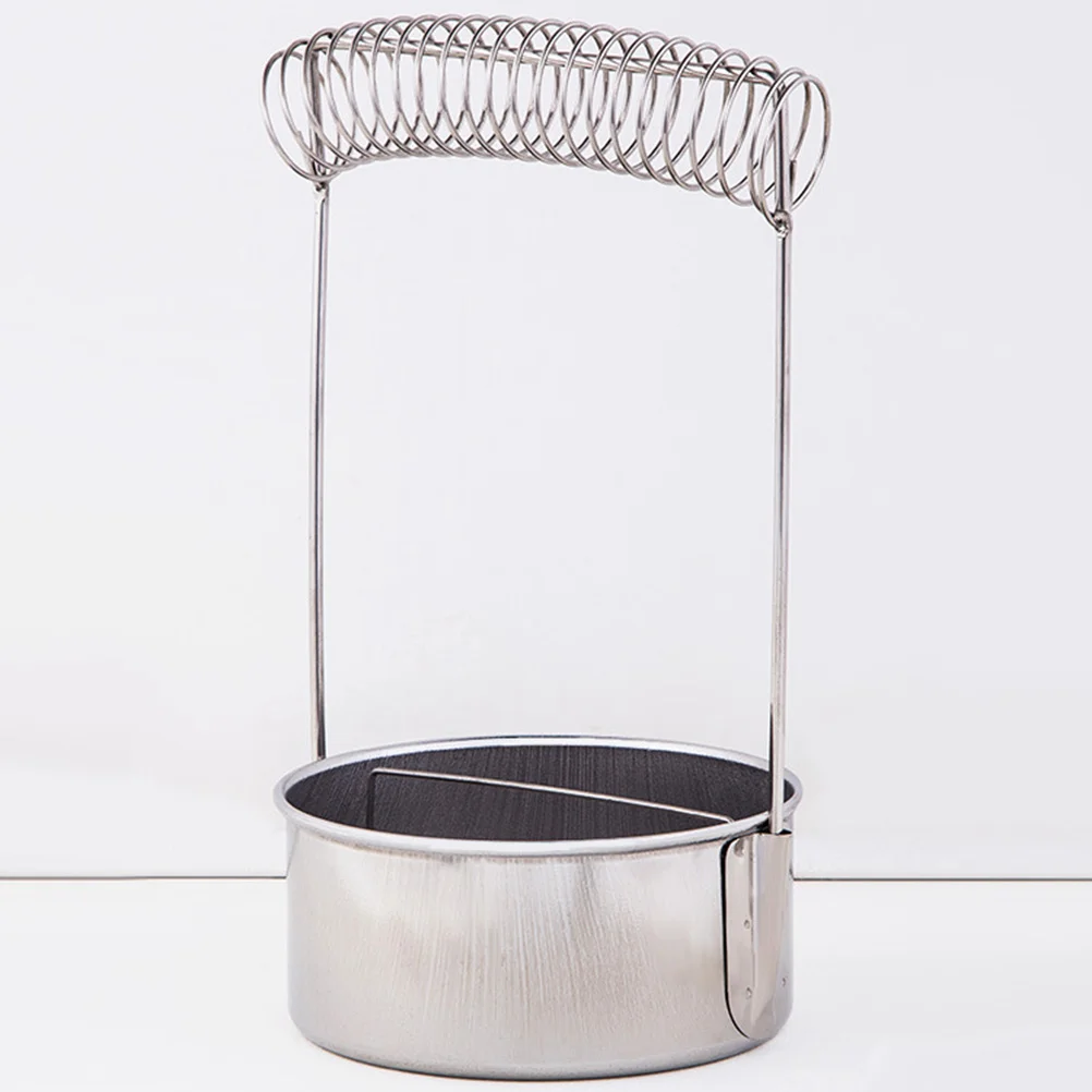 портативное ведро для мытья кистей 1 шт. ручек без крышки чистки из нержавеющей