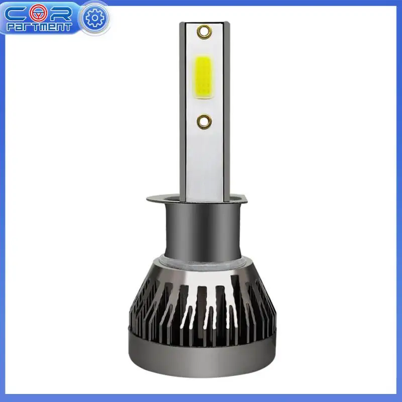 

Universal Led Headlight Bulb H1 Durable Cob Bulb Car Accessories Dual Side 360degree Lighting Headlight Bulb High Power